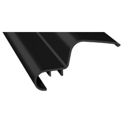 Abrollprofil 130mm Lg. 6,00m Schwarz, VE: 60m Produktbild