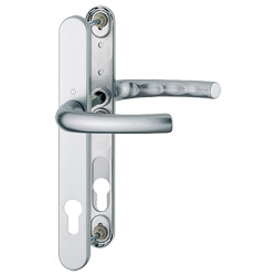 1710RH/3346 Garnitur / F1 Alu natur / 78 mm Mitte obere Nocke/Mitte Griffloch / 3 Nocken M6 verzinkt + Kunststoff / 8 mm, mit Aufsteckhülse 8/10 für S Produktbild