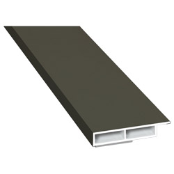 Kammerprofil 40x7 mm SK Lg. 6,00 m foliert mit Nase 436 7047 Quarzgrau Satin Produktbild