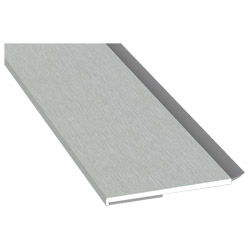 Flachprofil 50x3mm WL SK Lg. 6,00m foliert, WL Schwarz 436 1001 Metbrush Aluminium Produktbild