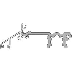 GKG Adapter-/Wetterschenkelprofil 0.0 BDA5821 Produktbild