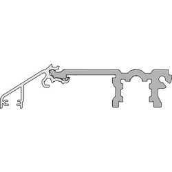 GKG Adapter-/Wetterschenkelprofil 0.0 BDA87851 Produktbild