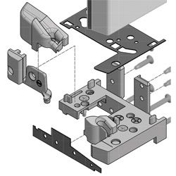 GKG Schwellenhalter SH882 Produktbild