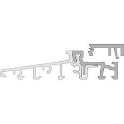 GKG Türschwelle 82 mm TS58212-24-FL mit loser Schließblechleiste 24 mm Produktbild