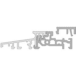 GKG Türschwelle 82 mm TS88210-FL mit loser Schließblechleiste 22 mm Produktbild