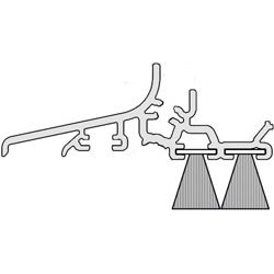 GKG Wetterschenkelprofil WSA88302 Produktbild