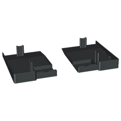 Abschlusskappen für RF 976/933 Anthrazit, VE: 50 Paar Produktbild
