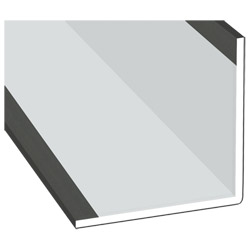 Winkelprofil 60x60x3mm Lg. 6,00m Außen foliert 436 1014 Alux DB 703 Produktbild