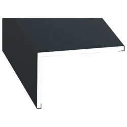 Winkelprofil 40x60x3mm Lg. 6,00m Außen foliert 70 1605-083 Anthrazitgrau Glatt Produktbild