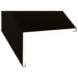 Winkelprofil 40x60x3mm Lg. 6,00m Außen foliert 85 1805-167 Schwarzbraun Produktbild
