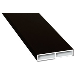 Kammerprofil 40x7mm SK Lg. 6,00m foliert ohne Nase 85 1805-167 Schwarzbraun Produktbild