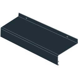 Aussenfensterbank VBH 400 Aluminium RAL 7016 anthrazitgrau glatt matt Produktbild