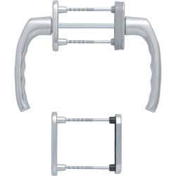 HOPPE Balkon-/Fenstertür-Garnitur STUTTGART 0600/66N/U26/0600/66NS/49PNS Produktbild