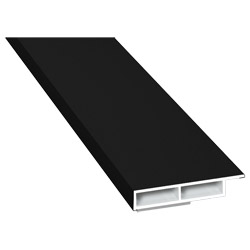 Kammerprofil 40x7mm SK Lg. 6,00m foliert mit Nase 70 2105-167 Schwarzgrau Produktbild