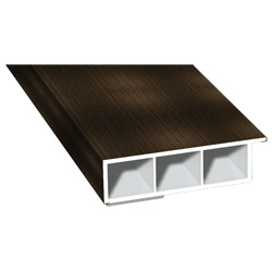 Kammerprofil 60x15mm SK Lg. 6,00m foliert, mit Nase 214 0006-167 Mooreiche Produktbild