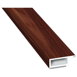 Kammerprofil 20x7mm SK Lg. 6,00m foliert, mit Nase 320 2002-167 Rosewood Produktbild