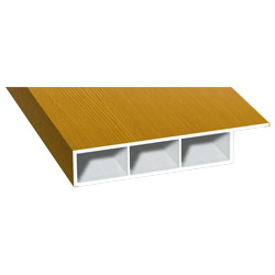 Kammerprofil 80x15mm Lg. 6,00m foliert, mit Nase 119 2001-167 Oregon IV Produktbild