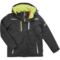Softshell-Berufsparka Terrax Workwear Gr.L schwarz/limette TERRAX Produktbild