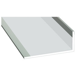 Winkelprofil 25x60x2,5mm Lg. 6,00m Außen foliert 70 3805-083 Achatgrau Glatt Produktbild