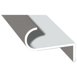 Abrollprofil schraubbar Lg. 6,00m foliert 436 1016 Alux Graualuminium Produktbild
