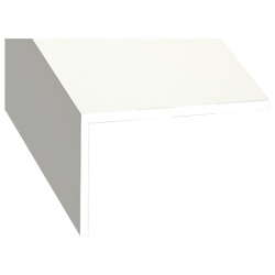 Winkelprofil 40x60x3mm Lg. 6,00m Außen foliert 456 5053 Altweiß Produktbild