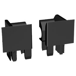 Einlauftrichter für RF 920/930/M927 /922/934/934N/948/A-M927 Anthrazit, mit hinterem Steg, VE: 100 Paar mit Ausbuchtung für Abrollprofil Produktbild