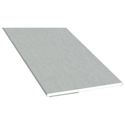 Flachprofil 80x3 mm SK Lg. 6,00 m foliert 436 1001 Metbrush Aluminium Produktbild