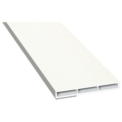 Kammerprofil 60x7mmSK Lg. 6,00m foliert, ohne Nase 456 5053 Altweiß Produktbild
