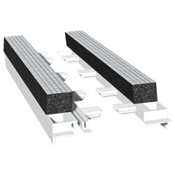 Adapter 280mm Weiß, mit 20mm Flex-Schaum, VE: 50 Paar Produktbild
