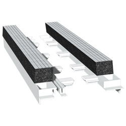 Adapter 300mm Weiß, mit 20mm Flex-Schaum, VE: 50 Paar Produktbild
