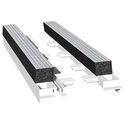 Adapter 320mm Weiß, mit 20mm Flex-Schaum, VE: 50 Paar Produktbild