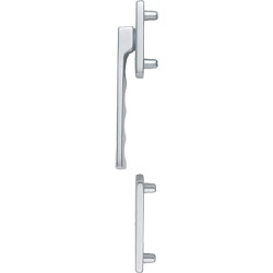 HOPPE Balkon-/Fenstertür-Halbgarnitur Außenseite TOULON 0737KH/51N/51NS flacher Griff Produktbild