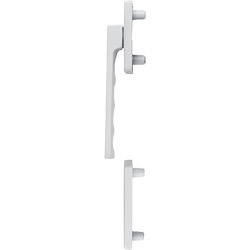 HOPPE Balkon-/Fenstertür-Halbgarnitur Außenseite TOULON 0737KH/51N/51NS flacher Griff Produktbild