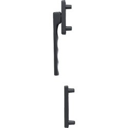 HOPPE Balkon-/Fenstertür-Halbgarnitur Außenseite TOULON 0737KH/51N/51NS flacher Griff Produktbild