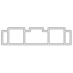 Verstärkungsprofil AW6060 6500 mm Produktbild