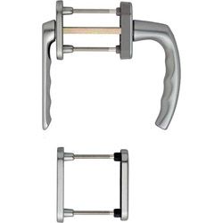HOPPE Balkon-/Fenstertür-Garnitur ATLANTA 099KH/66N/U26/0530/66NS/49PNS flacher Griff Produktbild