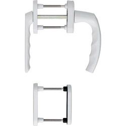 HOPPE Balkon-/Fenstertür-Garnitur ATLANTA 099KH/66N/U26/0530/66NS/49PNS flacher Griff Produktbild