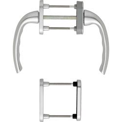 HOPPE Balkon-/Fenstertür-Garnitur TOKYO 0710RH/66N/U26/0710/66NS/49PNS Produktbild