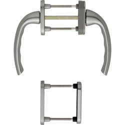 HOPPE Balkon-/Fenstertür-Garnitur TOKYO 0710RH/66N/U26/0710/66NS/49PNS Produktbild