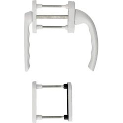 HOPPE Balkon-/Fenstertür-Garnitur TOKYO 099KH/66N/U26/0710/66NS/49PNS flacher Griff Produktbild