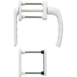 HOPPE Balkon-/Fenstertür-Garnitur NEW YORK 099KH/961N/U10/0810/962NS/PNS flacher Griff Produktbild