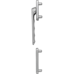 HOPPE Balkon-/Fenstertür-Halbgarnitur Außenseite 099KH/961N/962NS flacher Griff Produktbild
