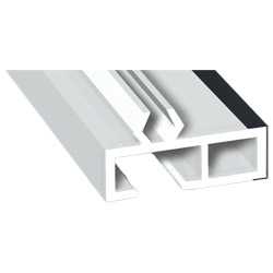 Aufdopplungsprofil 30x10mm Lg. 6,00m foliert 70 1605-097 Anthrazitgrau Glatt 2 Produktbild