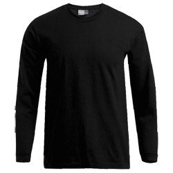 PROMODORO Men’s Premium-T Longsleeve schwarz Produktbild