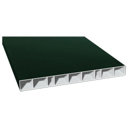 Hohlkammerprofil 200x20mm Lg. 6,00m foliert 61 2505-167 Dunkelgrün Produktbild