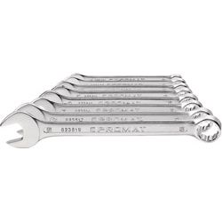 PROMAT Ringmaulschlüsselsatz abgewinkelt Form A extra lang 10-32mm 9-tlg. Produktbild