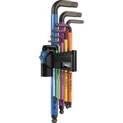 WERA Sechskant-Winkelschraubendrehersatz 950 SPKL/SM HF Kugelkopf 1,5-10mm 9-tlg. Produktbild