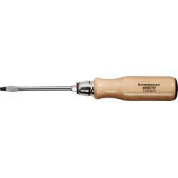 PROMAT Schraubendreher LS mit Holzgriff Produktbild