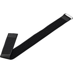Klettbinder mit Metallöse schwarz Produktbild
