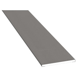 Flachprofil 50x3 mm Lg. 6,00 m foliert 436 1016 Alux Graualuminium Produktbild